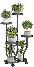 Plant Stand Indoor Outdoor 4 Tier Flower Holder by YIZAIJIA