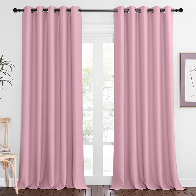 NICETOWN Blackout Curtains 84 Inch Length, Thermal Insulated Curtains by NICETOWN