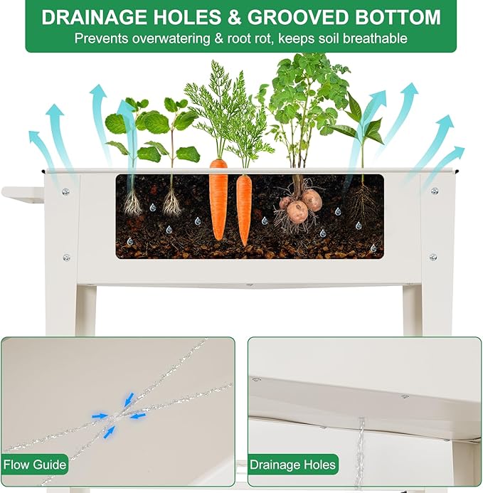 Elevated 32" Tall Raised Garden Bed - Image 5