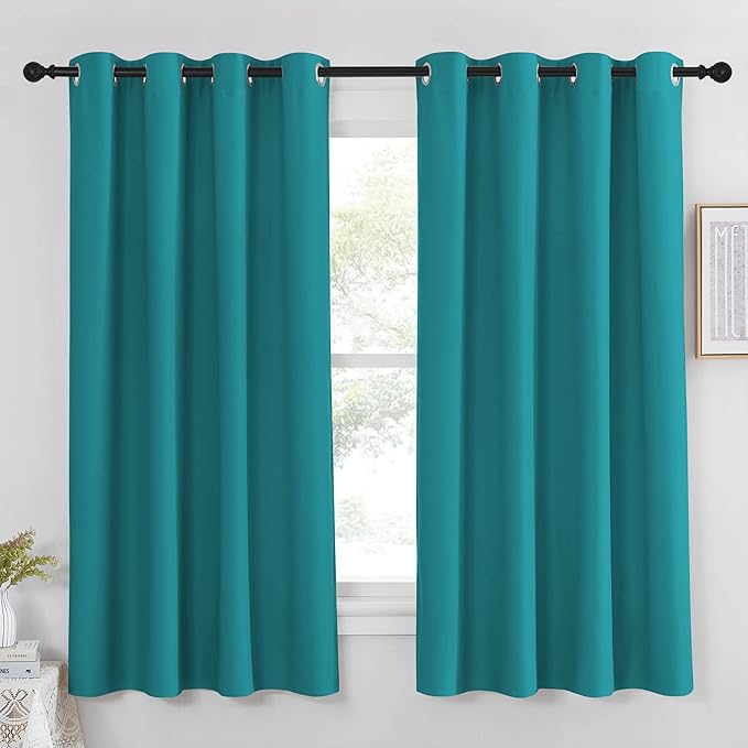 NICETOWN Blackout Peacock Teal Curtain & Drape by NICETOWN