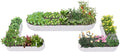 A ANLEOLIFE 3-Pack 12X3X1.5ft & 81x81x18 in Deep Root Galvanized Raised Garden by AAnleolife