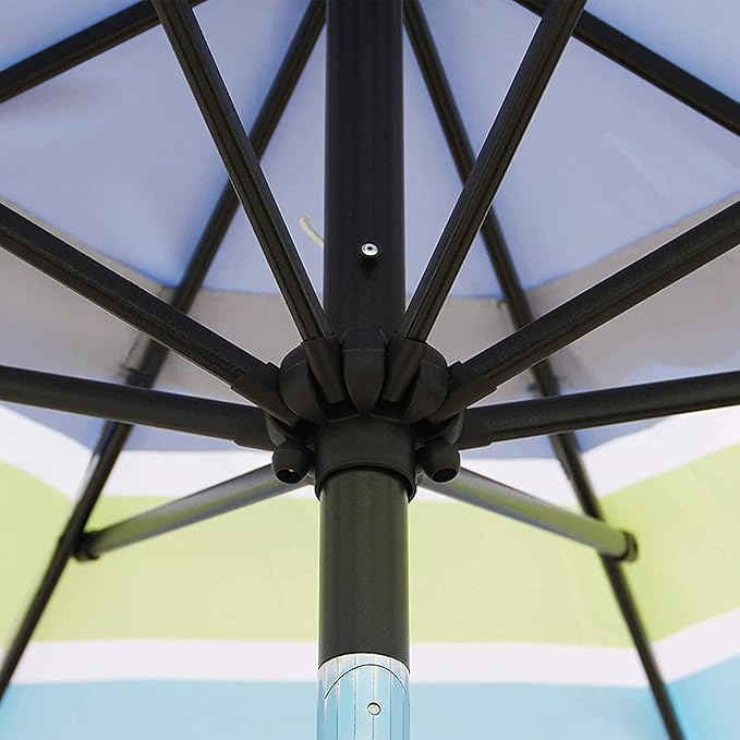 Blissun 9' Outdoor Patio Umbrella, Outdoor Table Umbrella, Yard Umbrella - Image 3