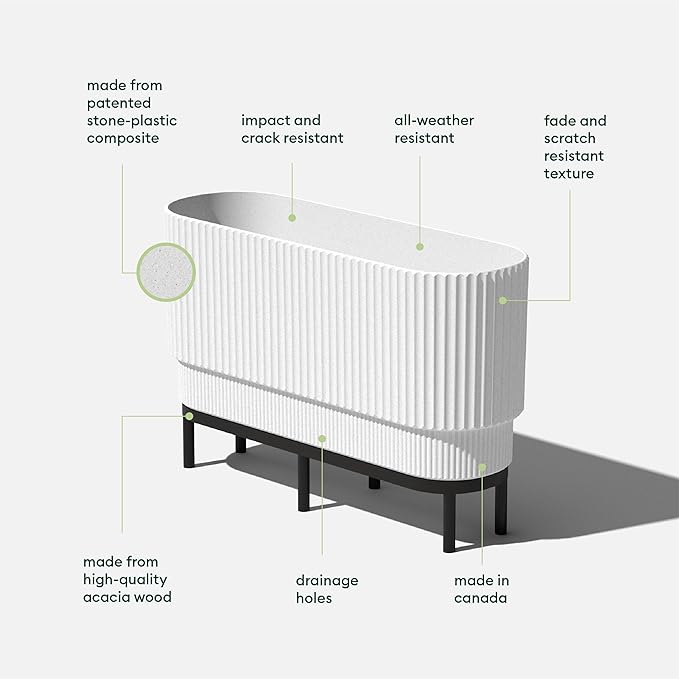Veradek Demi Series Raised Long Planter - Image 3