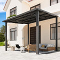 AECOJOY 10'x8' Pergola Hardtop Outdoor Gazebo by AECOJOY