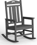 Ciokea Oversized Outdoor Rocking Chair, 380lbs Heavy-Duty Large Patio Rocker by CIOKEA