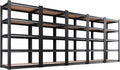 AOAORRG Set of 5 Garage Shelving Heavy Duty Storage Shelves, Metal Adjustable by Unknown