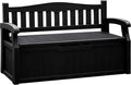 Flamaker 80 Gallon Storage Bench Outdoor Indoor, Durable All-Weather Seating by Flamaker