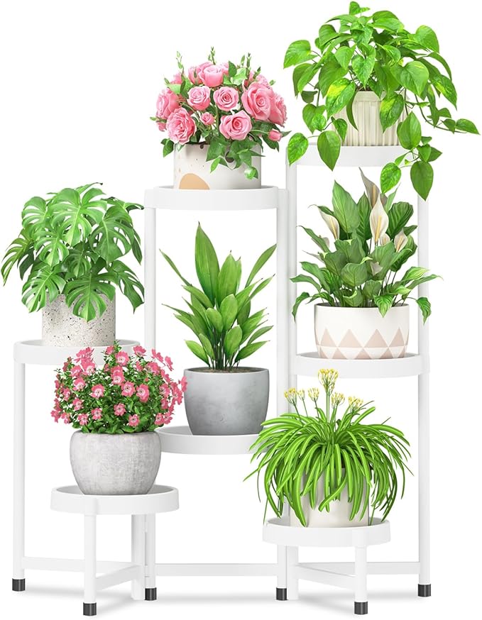 iDavosic.ly 7 Tier Folding Plant Stand Indoor Outdoor by iDavosicly