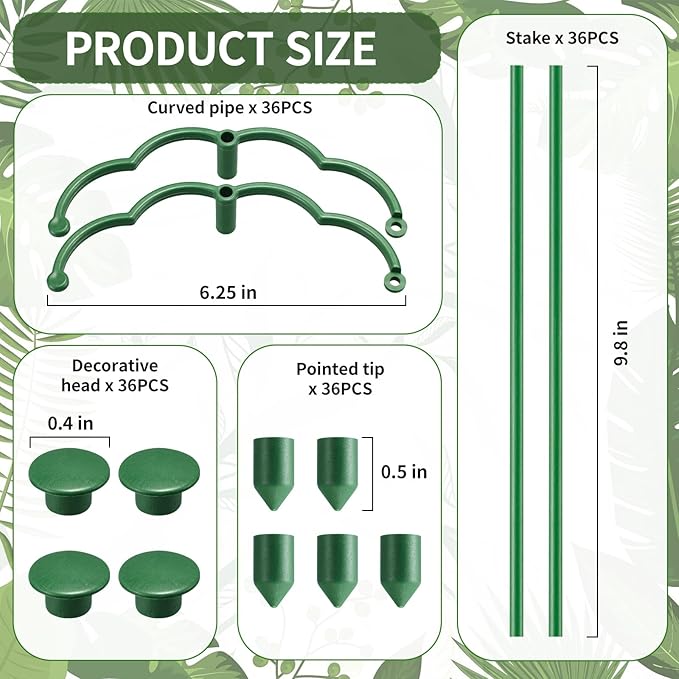 36 Pack Plant Support Stakes Sets - Image 4