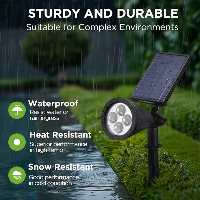 InnoGear Solar Lights Outdoor Waterproof Solar Garden Light - Image 5
