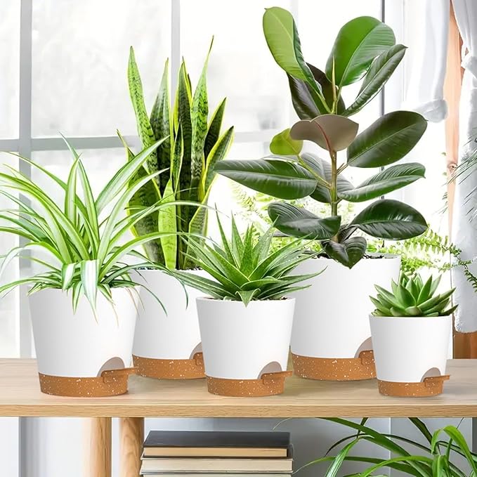 7/6.5/6/5.5/5/4 inch Self Watering Pots - Image 7