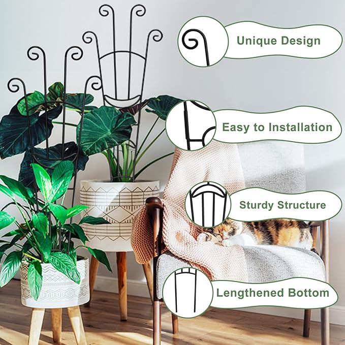 32.6in Monstera Plant Support Stakes - Image 8