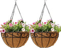 Outdoor Metal Hanging Planters Basket Hanging Baskets by EIMQUVW