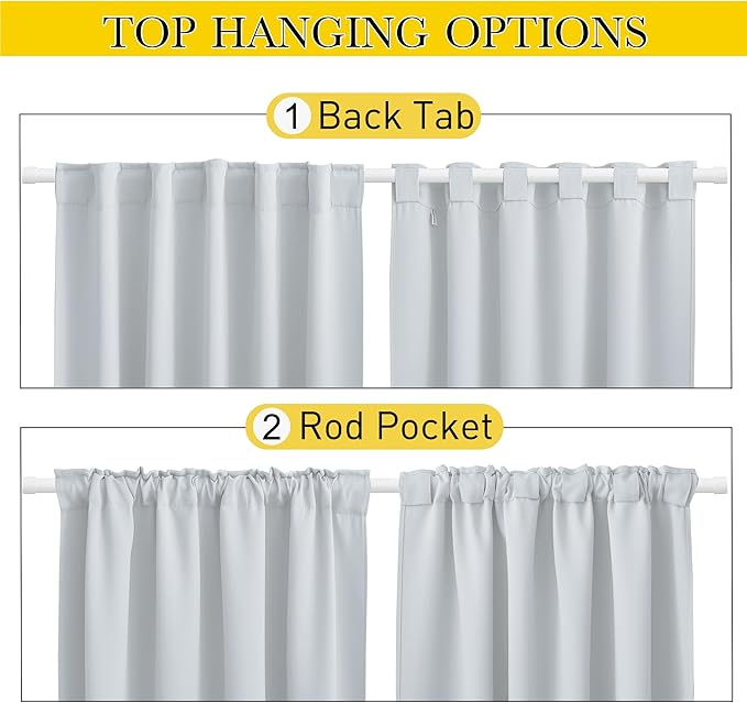 NICETOWN Blackout Outdoor Curtains - Image 3