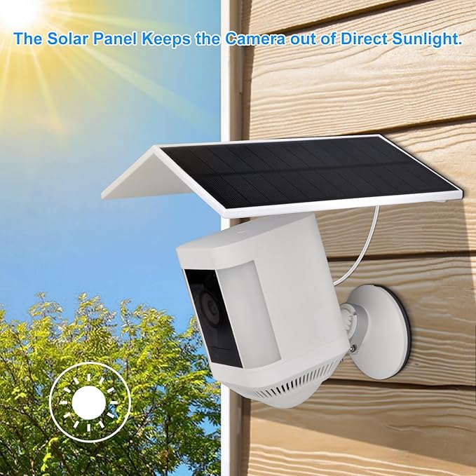 Solar Panel for Ring Camera Spotlight Cam Plus/Pro & Stick Up Cam/Pro Battery - Image 3