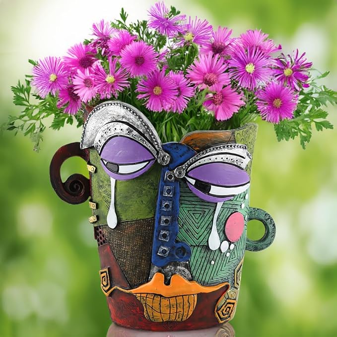 Picasso Brutalist Abstract Face Planter - Image 2