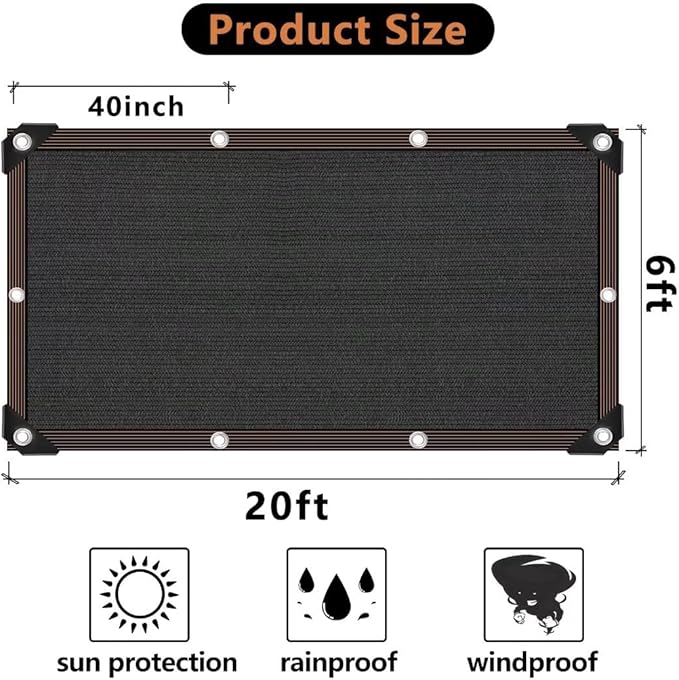 Shade Cloth - 70-90% Sunblock Net - Image 2