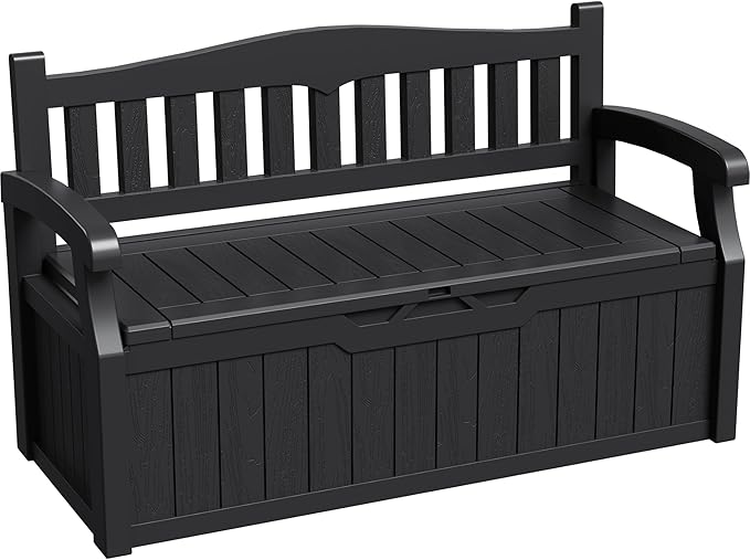 Greesum 80 Gallon Storage Bench Outdoor Deck Box by BuynowfromGreesum
