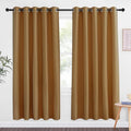 NICETOWN Gold Brown Blackout Curtains by NICETOWN