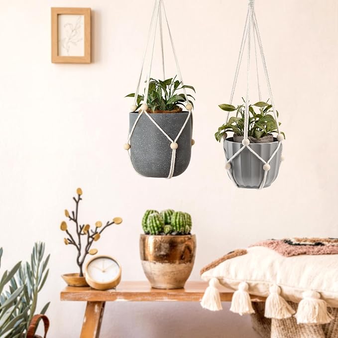 Artilady Hanging Planter for Indoor Plants Macrame Plant Hanger Large Hanging - Image 2