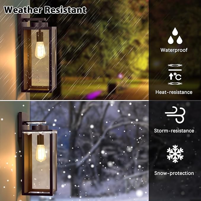 Large Size Outdoor Wall Light Fixtures, Exterior Lighting Fixtures Porch - Image 2