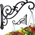 Hanging Planter Hooks 2 Pcs, Outdoor Hanging Brackets Wall Hook Heavy Duty by HCDHAKN