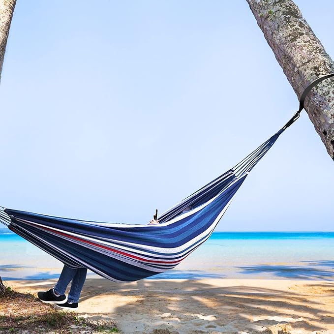 ANYOO Cotton Hammock Portable Camping Hammocks - Image 7