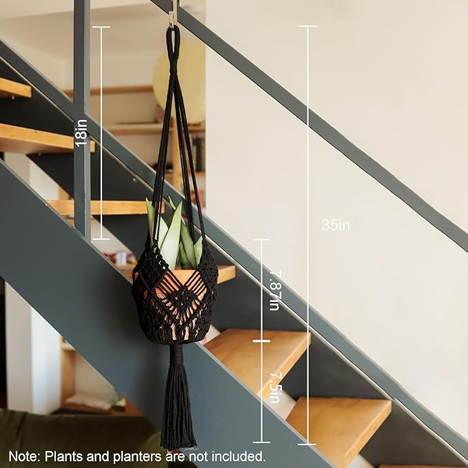 Hanging Planter with Patterns - Image 4