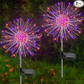 Solar Garden Lights Outdoor, 2 Pack 120 LED Twinkling Firework Lights Decorative by Yaafen