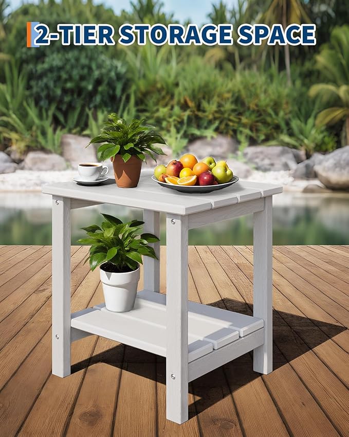 GarveeLife Poly Lumber Rocking Chair Outdoor Set of 4 - Image 5