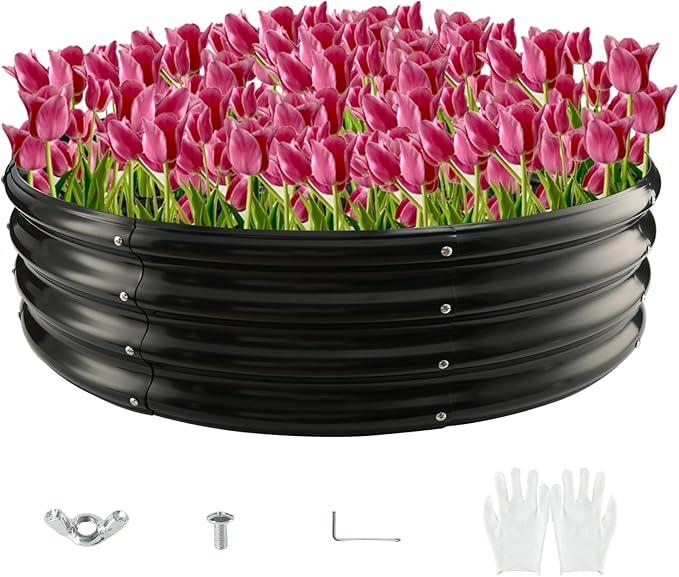 Round Galvanized Steel Fire Ring/Fir Pit by zbzbml