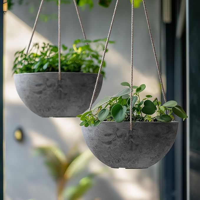 LA JOLIE MUSE Hanging Planter Flower Plant Pots - Image 4