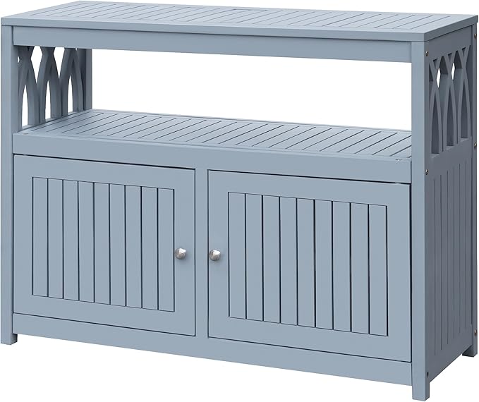 Greesum 2-Tier Outdoor Storage Cabinet in Acacia Wood, by BuynowfromGreesum