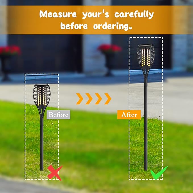 Chunful 8 Kit Solar Light Stakes Replacement Lame Lamp Extension Pole Ground - Image 3