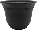 The HC Companies Sierra Round Self-Watering Pot by TheHCCompanies