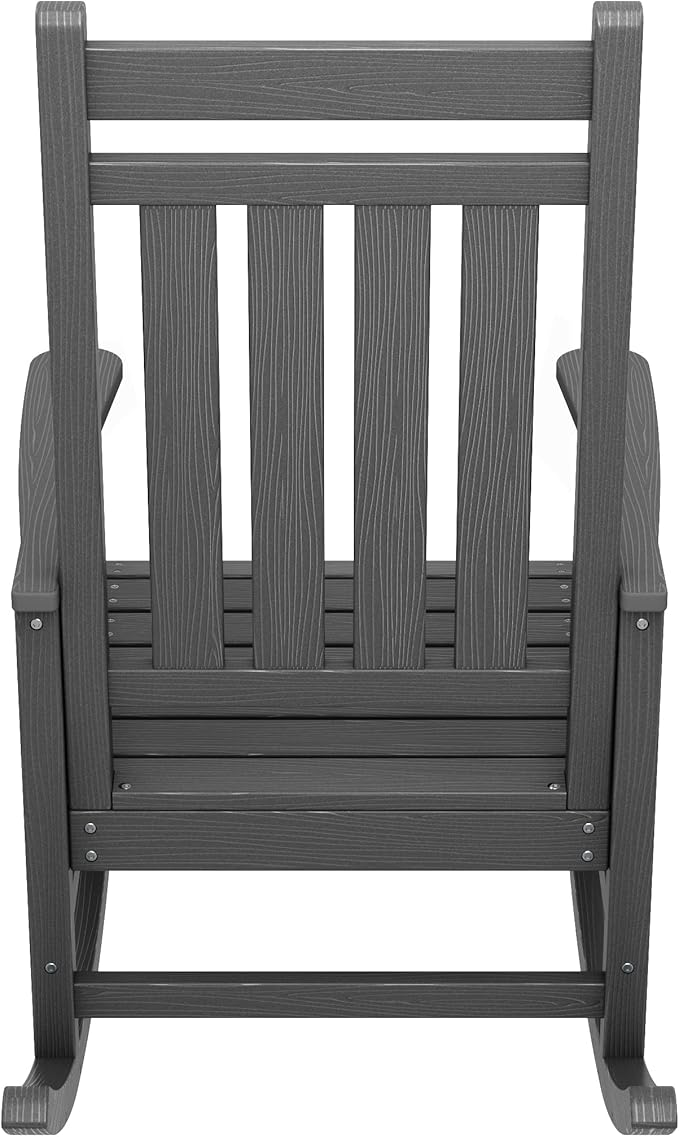 SERWALL Outdoor Rocking Chair Set of 2, HDPE Rocking Chairs - Image 7