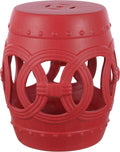 JONATHAN Y TBL1022C Lucky Coins 16" Chinese Ceramic Drum Indoor/Outdoor Garden by JONATHANY
