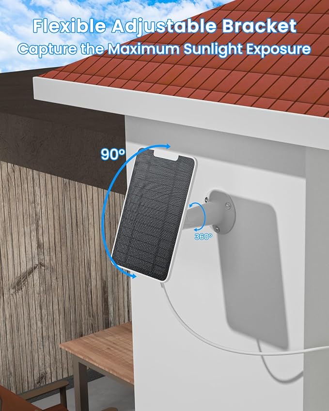 5W Arlo Solar Panel Charger Compatible - Image 4