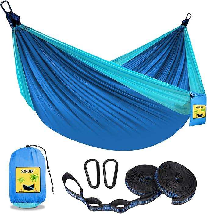 SZHLUX Camping Hammock Double & Single Portable Hammocks by SZHLUX