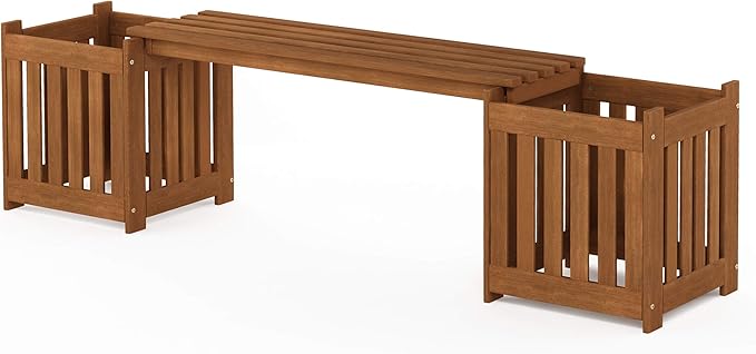 FURINNO FG19455 Tioman Hardwood Outdoor Lifestyle Flowerbox - Image 7