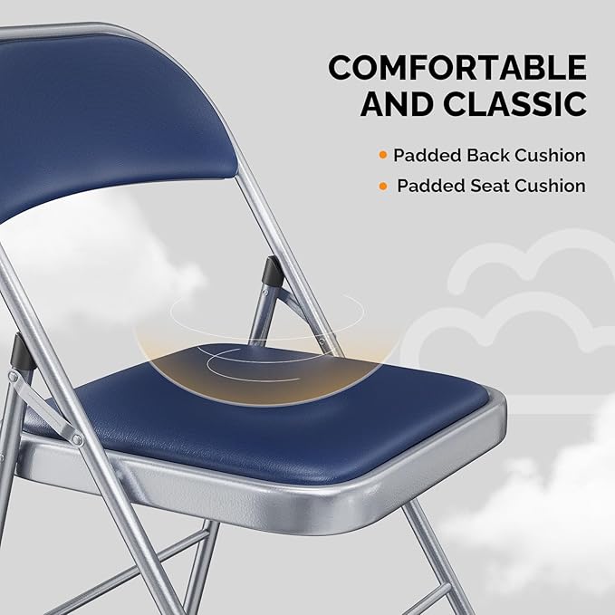 VINGLI 6 Pack Folding Chairs - Image 5