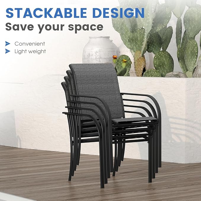 VICLLAX 5 Pieces Patio Dining Set - Image 4