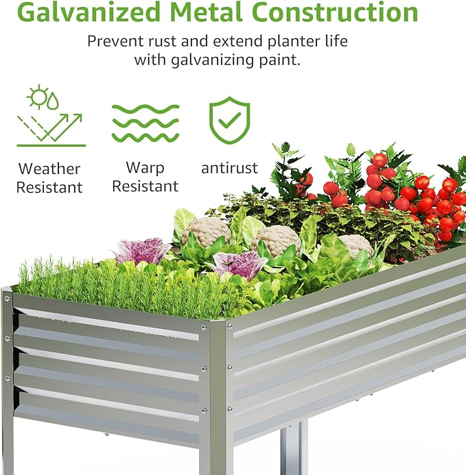 Galvanized Raised Garden Bed - Image 4