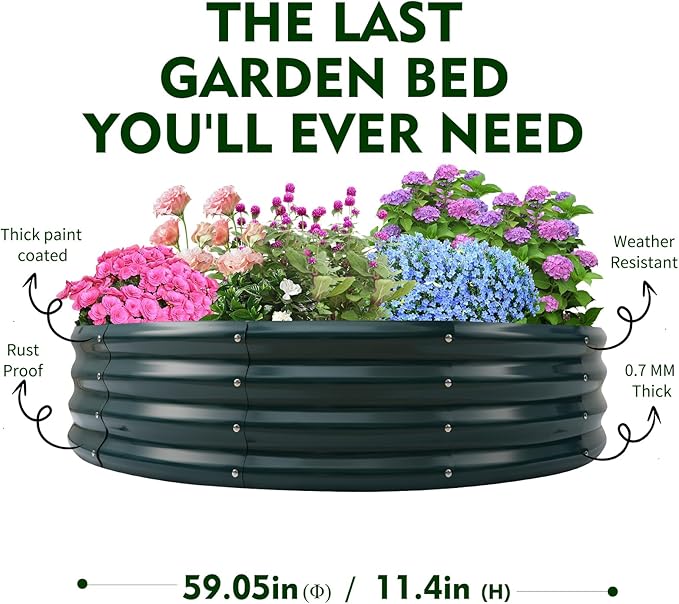 Galvanized Raised Garden Bed for Gardening - Image 2