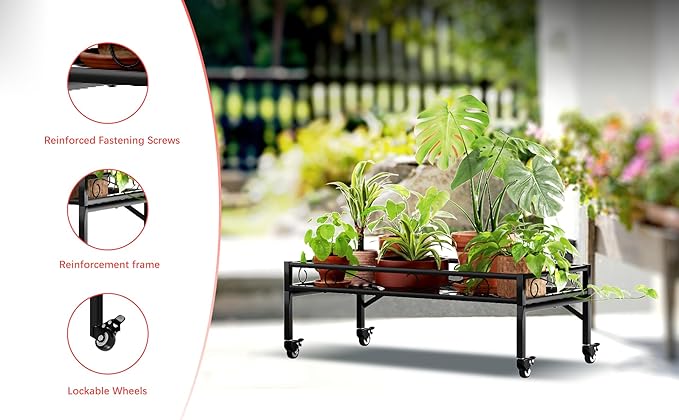 Zhongma Sturdy Metal Plant Stand - Image 8