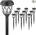 EXCMARK 10 Pack Solar Lights Outdoor Garden Pathway Solar Powered Yard Lights by ExcMark