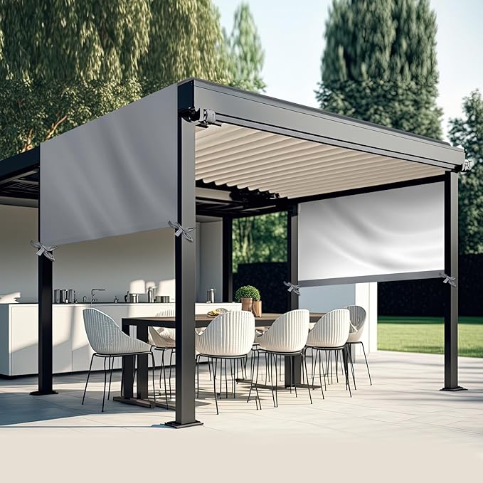 Universal Pergola Replacement Canopy Outdoor Canopy Shade Cover Waterproof by Wowangce