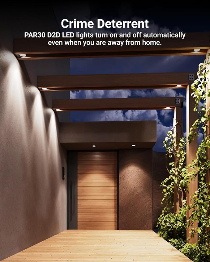 Sunco 2 Pack PAR30 LED Dusk to Dawn Light Bulbs, 850 Lumens, 2700K Soft White - Image 6