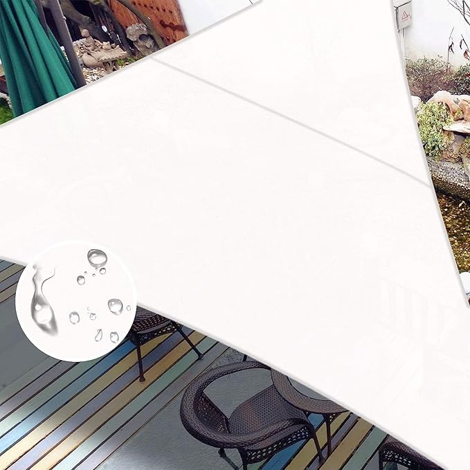 LOVE STORY Triangle 13'x13'x13' Waterproof Sun Shade Sail Canopy UV Block by LOVESTORY
