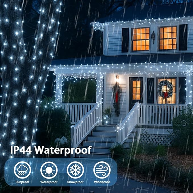 Extra-Long String Lights Outdoor Indoor, 800 LED Upgraded Super Bright - Image 4